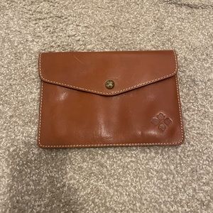 Leather clutch